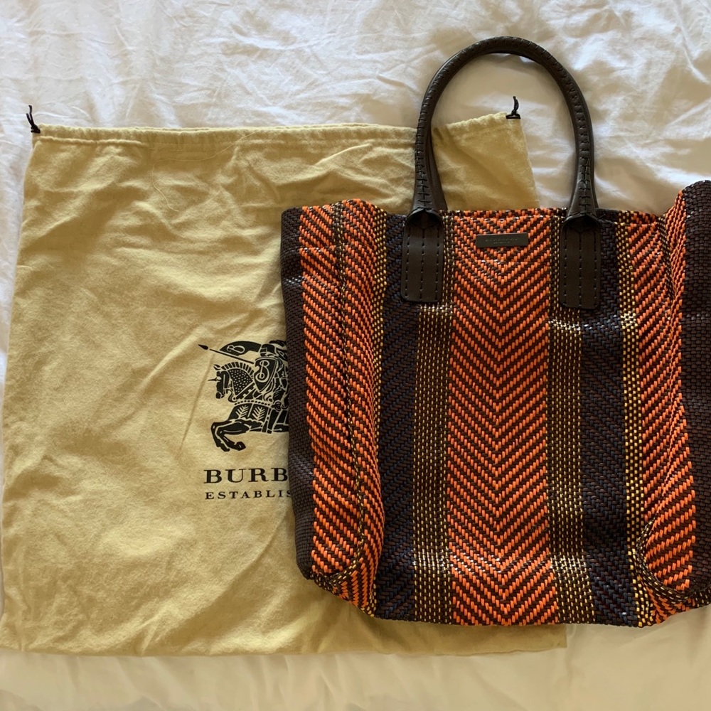 burberry prorsum 2012 woven bag